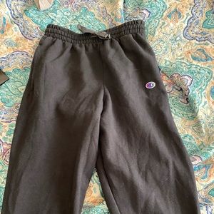 black champion sweatpants smalls (worn once) $15